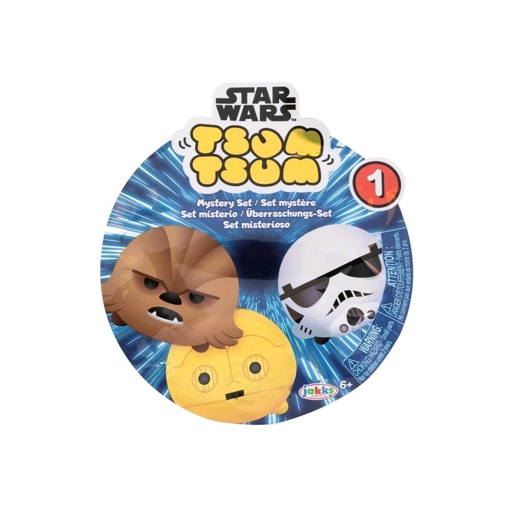 STAR WARS TSUM TSUM SERIES 1 MYSTERY BLIND BAGS LOT OF 5 NEW SEALED